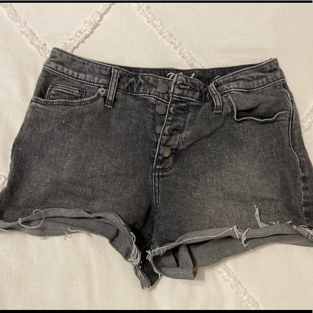 WORN ONCE Black Denim Shorts
